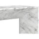 Nomad Marble Look / White Outdoor Bench